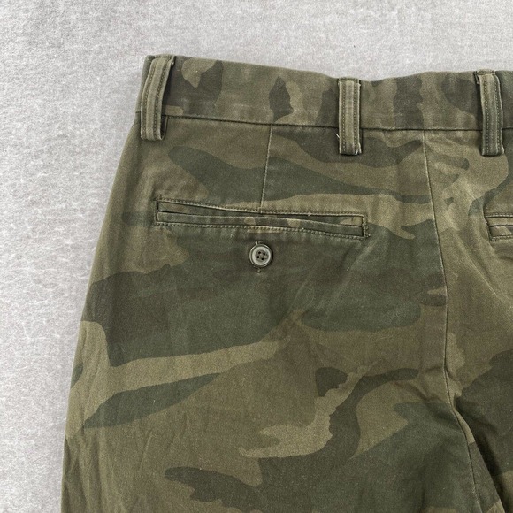 Old Navy Pants Mens 29X30 Green Camouflage Print Ultimate Slim Straight Leg Camo - Picture 9 of 15